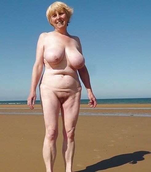 Big Boobed Lovely Nudist Granny