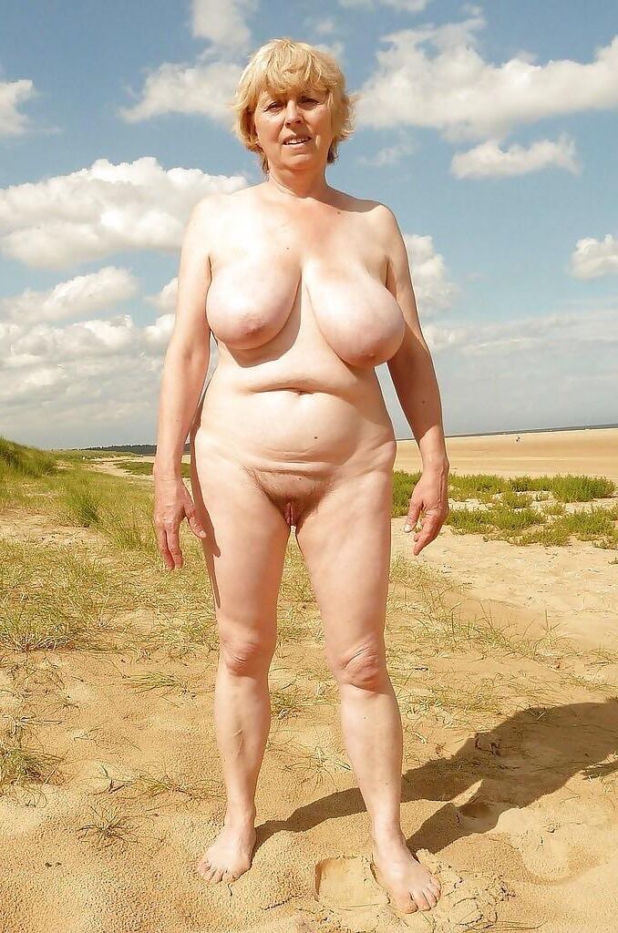 Big Boobed Lovely Nudist Granny