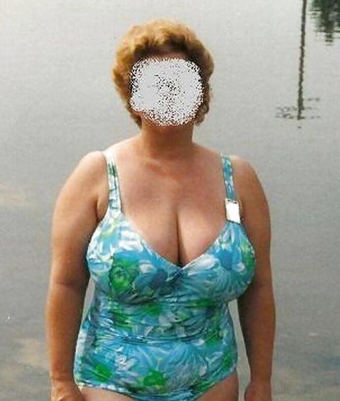 Top Busting Swimsuit Tits Mature Special 