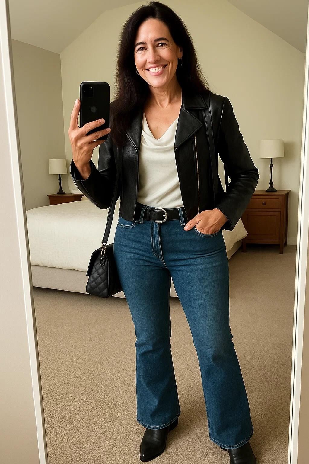 Stiefel und Leder ai milfy Dinge