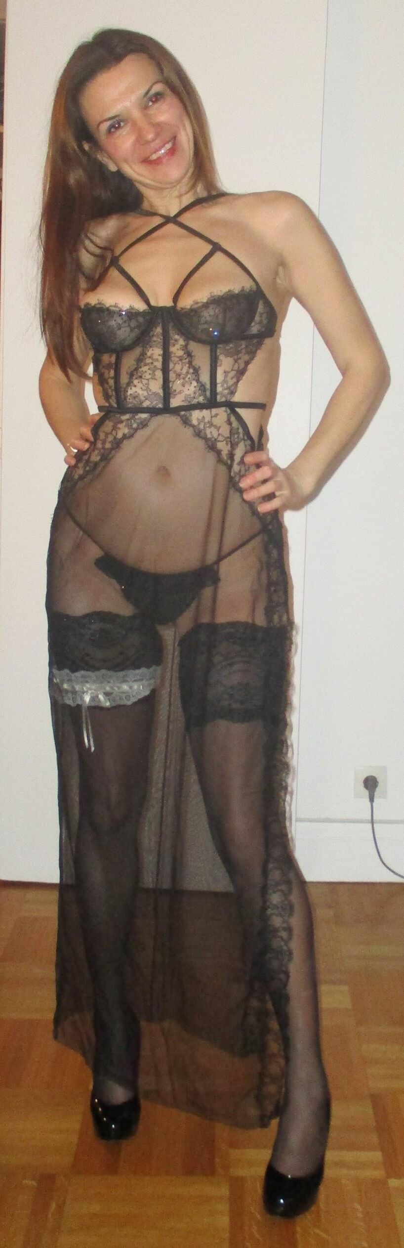 Laura in Lingerie and stockings # 