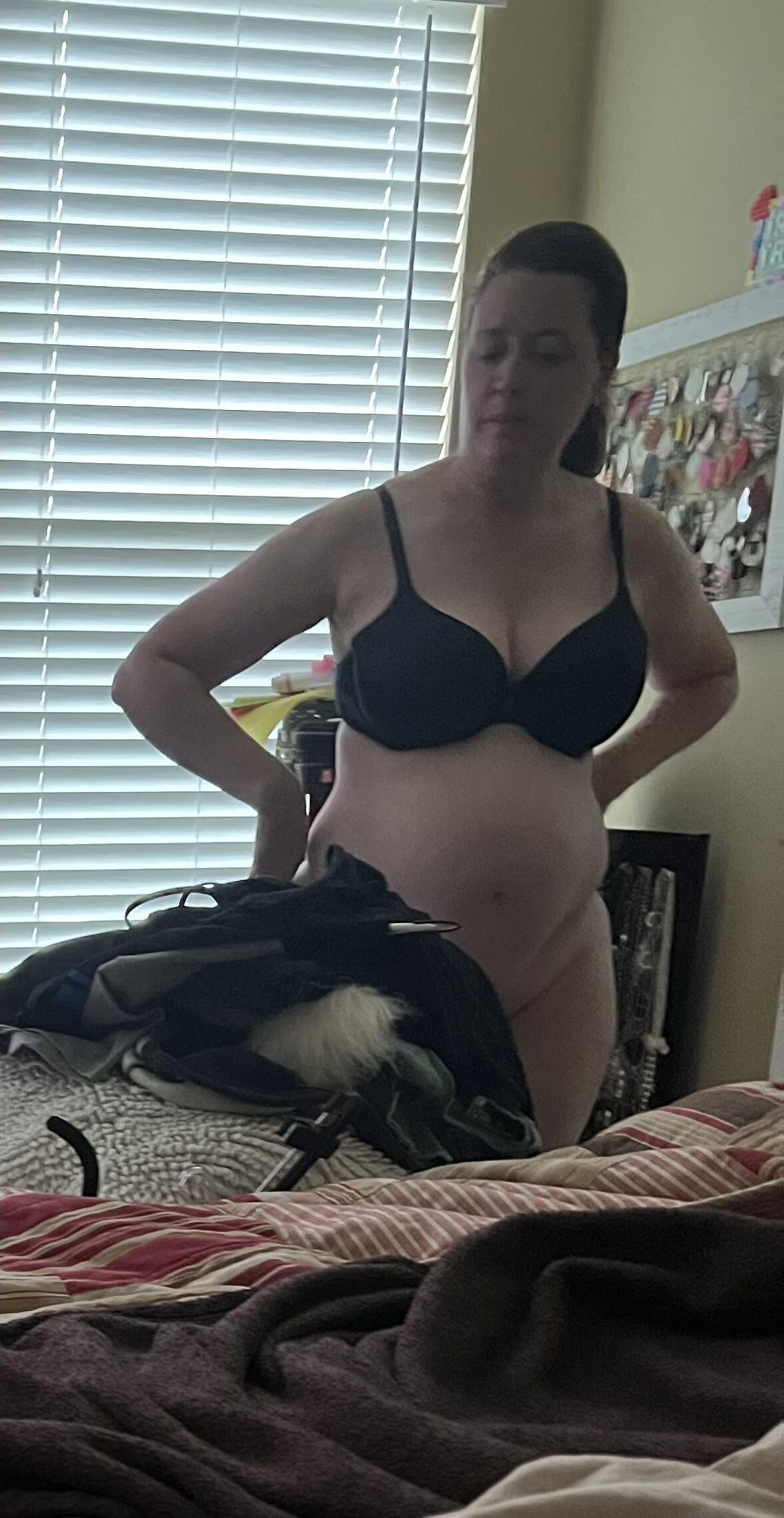 Fat Fuckpig Carrie Lynn Spied on Before and after Pussy Pounding
