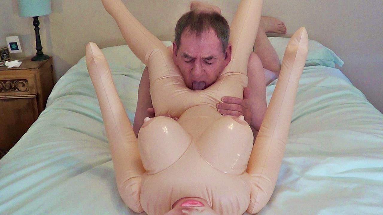 Sex doll foreplay & creampie