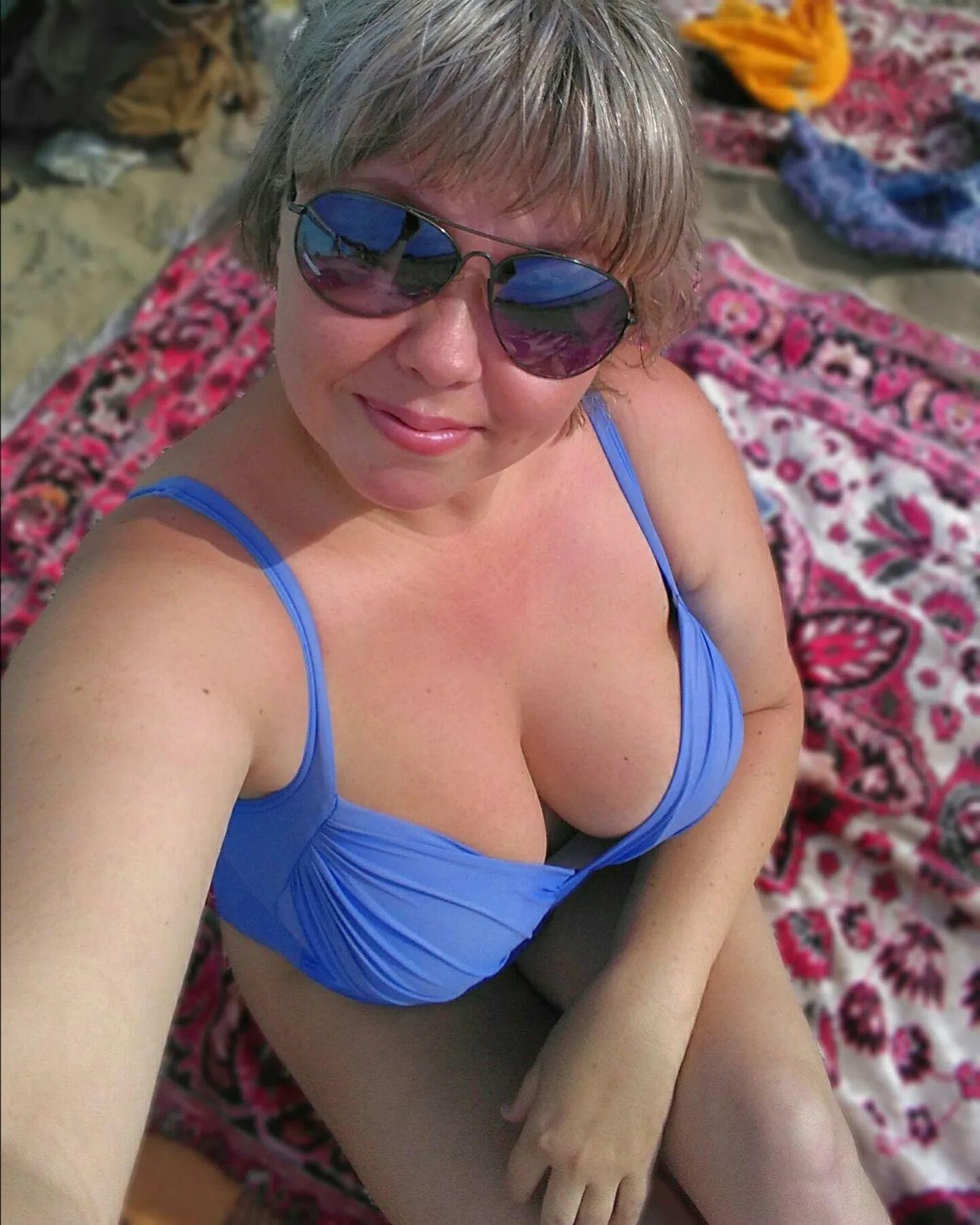 Russian woman in bikini 