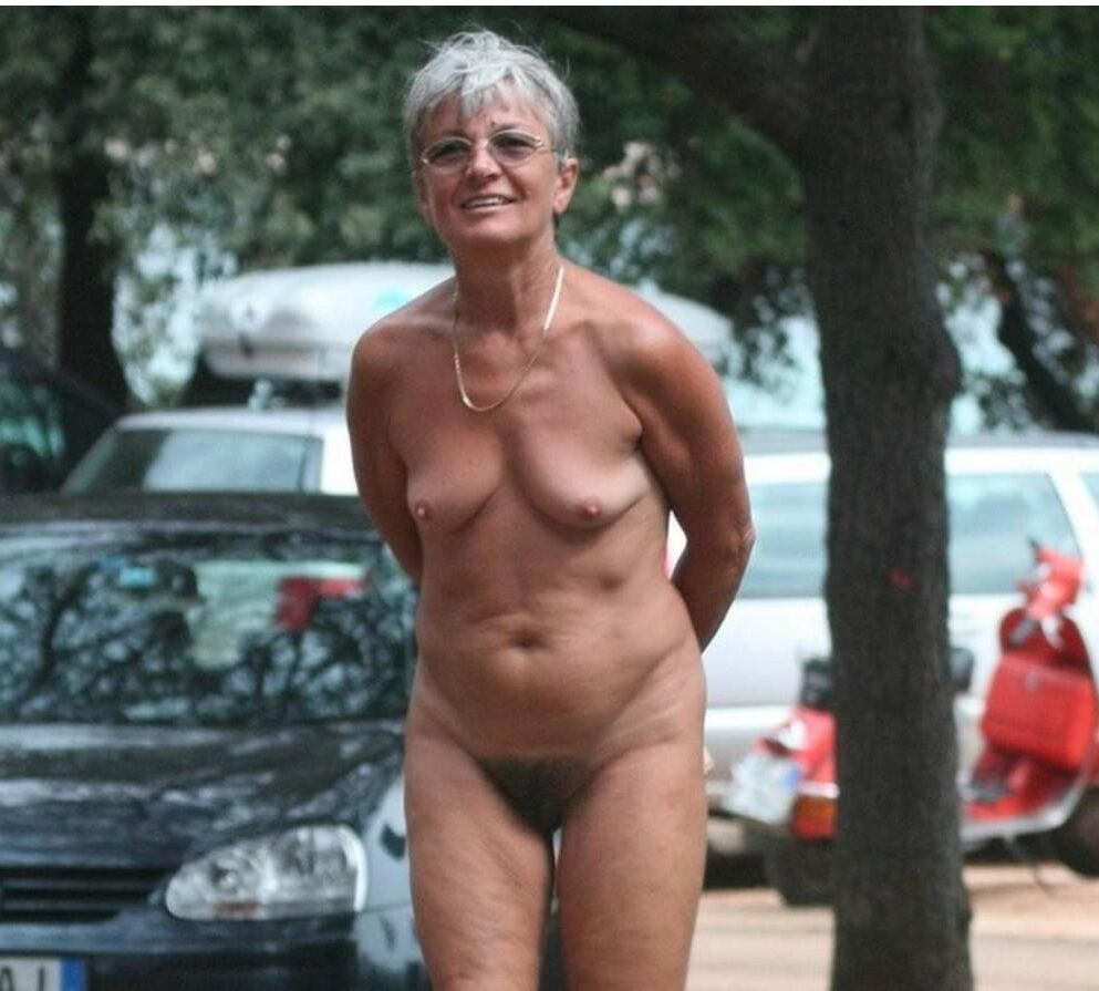 Granny MILF Outdoor