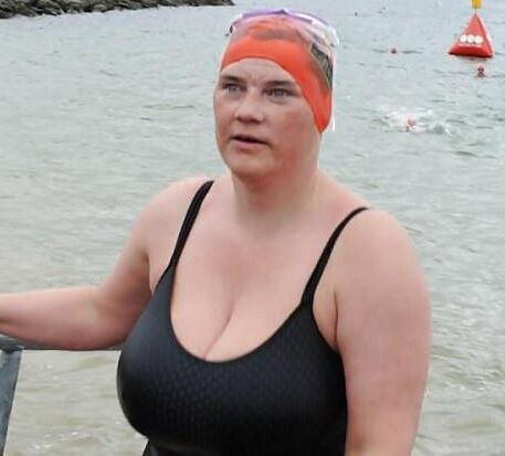Top Busting Swimsuit Tits 