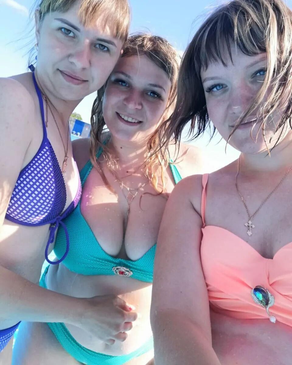 Russian woman in bikini 