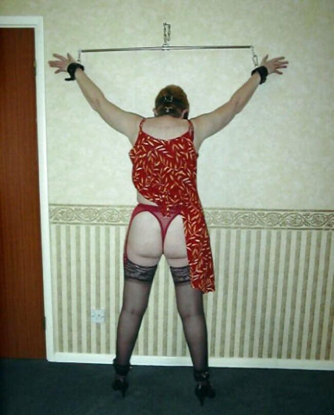 Vintage Milf in bondage