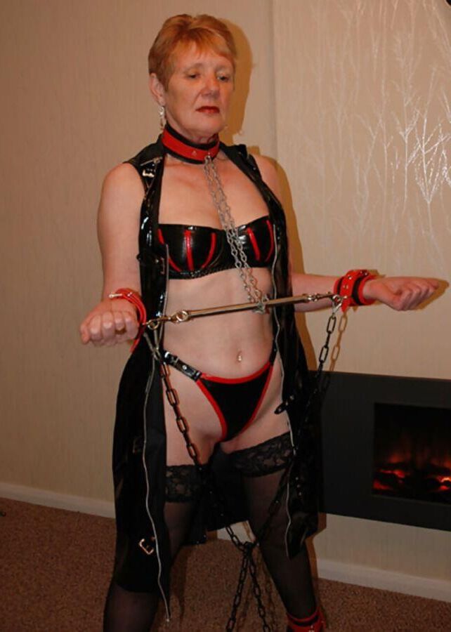 Vintage Milf in bondage