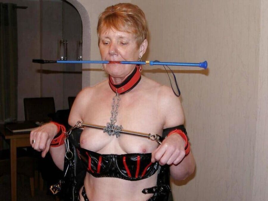 Vintage Milf in bondage