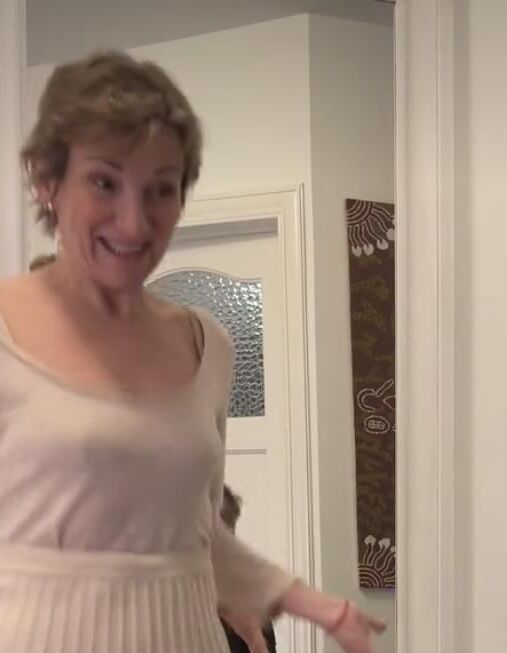 Friends mom in pantyhose