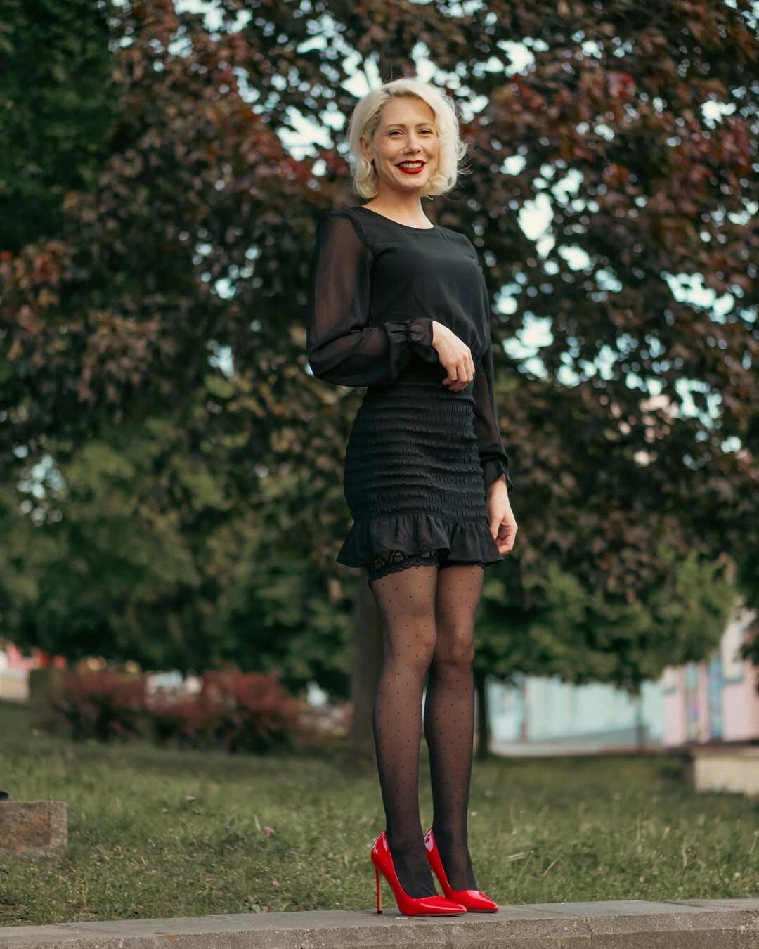 Mamãe é tão sexy em meia -calça