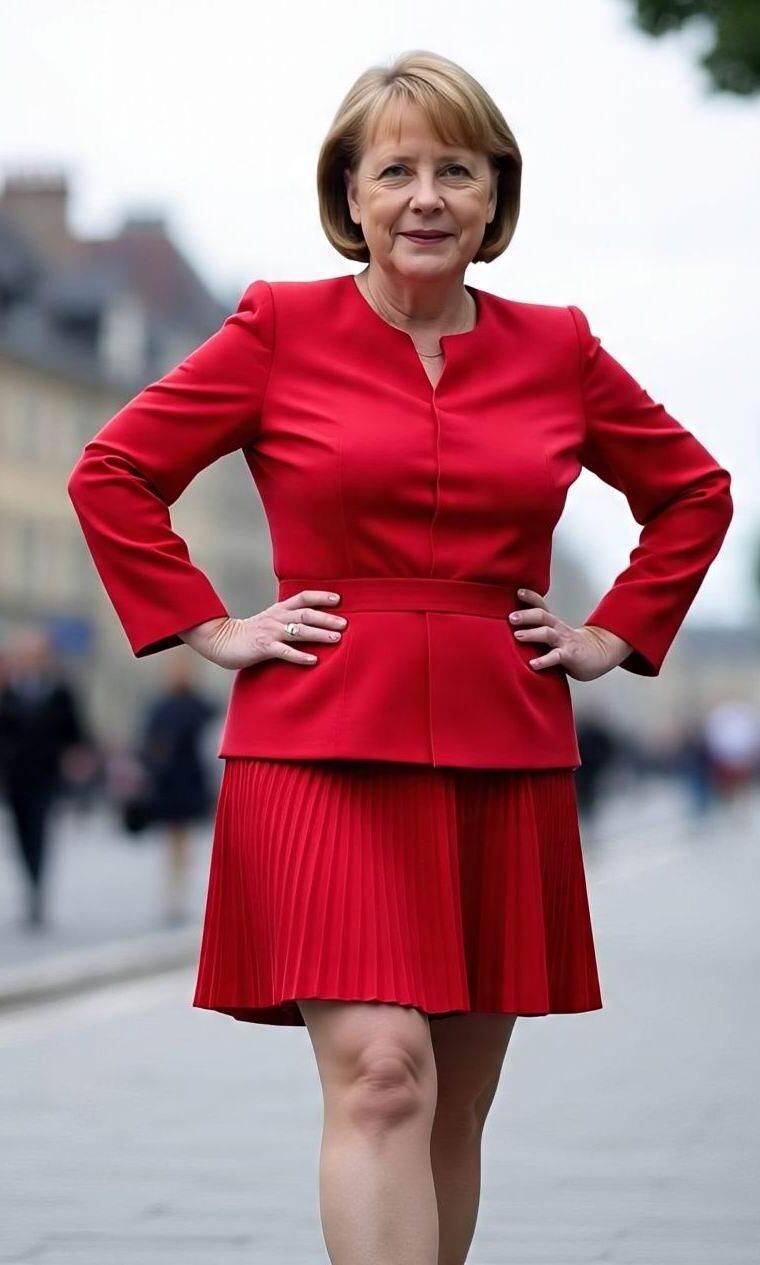 Angela Merkel Sexy à Roecken und Pumps ...