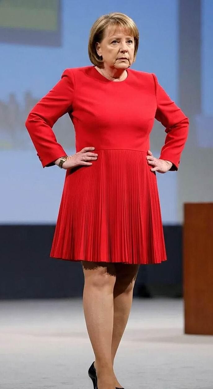 Angela Merkel Sexy à Roecken und Pumps ...