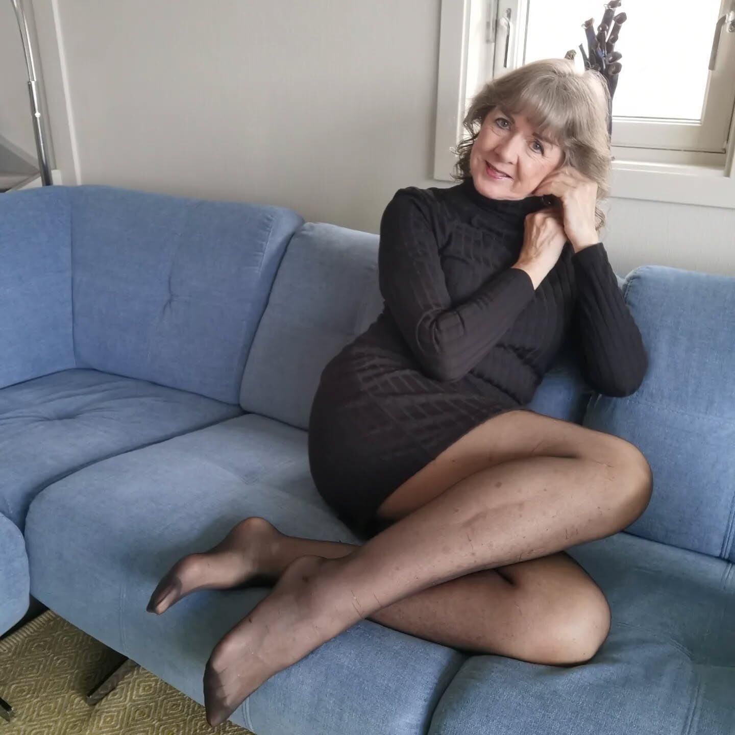 Mamãe é tão sexy em meia -calça
